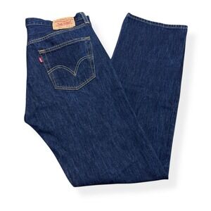 Levi's 501 XX Mens Button Fly Denim Jeans Indigo Wash 36x34 Straight Leg Red Tab